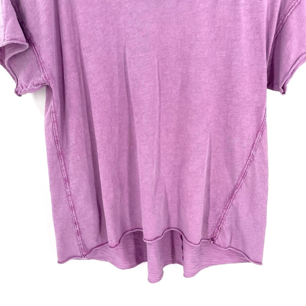 Anthropologie PILCRO Sustainable Minimalist Casual Tee Shirt Top - Picture 4 of 7